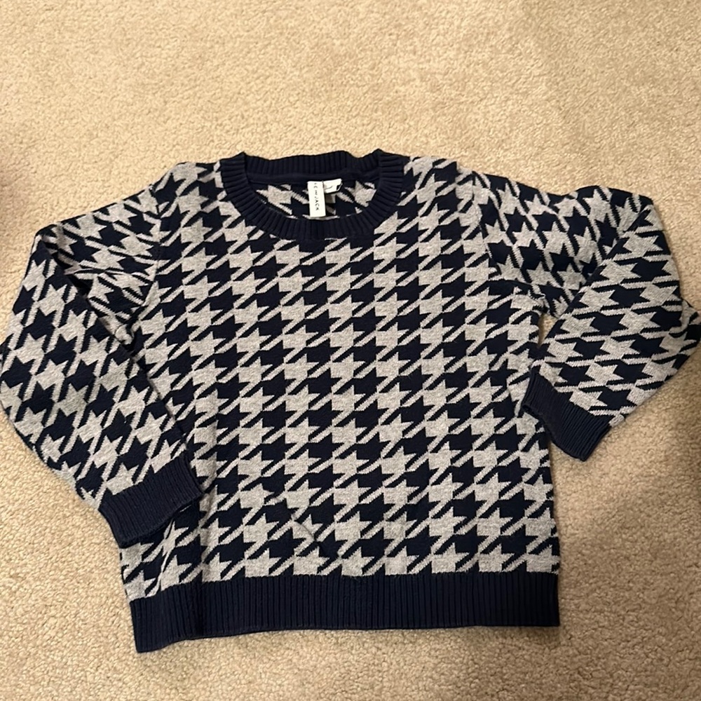 Janie and Jack houndstooth sweater
